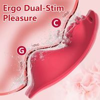 Vibrateur portable télécommandé avec 10 modes et stimulateur clitoridien à sangle pour culotte, jouets et jeux sexuels pour adultes pour femmes et couples