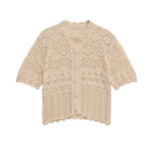 <span class=keywords><strong>2025</strong></span> Phụ Nữ Mới Của Châu Âu Và Mỹ Phong Cách Vòng Cổ Rắn Màu Đan Áo Len Lỏng Áo Thun Thiết Kế Áo - Product Image 5