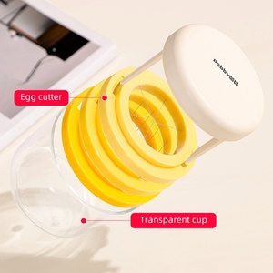 Coupe-œufs en plastique écologique personnalisé avec logo, pour œufs durs, outils de cuisine pour aliments - Product Image 5