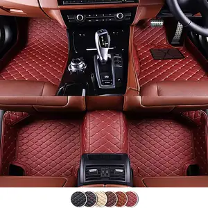 3D Car Styling Storage Pad Carpet All Weather Front And Rear Car Floor Mats For for Skoda Octavia Laura 2017 2018 2019