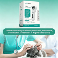 USMILEPET Otoscope vidéo numérique sans fil professionnel HD en acier inoxydable ABS pour chiens, chats et animaux de compagnie