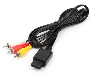 Cable av <span class=keywords><strong>N64</strong></span> de alta calidad para máquina de juegos, cable a macho para TV, venta al por mayor, barato - Product Image 1