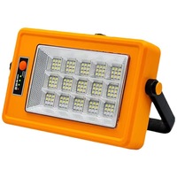 Projecteur LED portable solaire rechargeable haute puissance 3000W, projecteur extérieur, projecteur de chantier