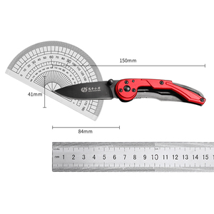 Cao cấp 420 thép không gỉ <span class=keywords><strong>folding</strong></span> pocket <span class=keywords><strong>knife</strong></span> với nhôm ngụy trang xử lý khung an toàn khóa cho săn bắn và cắm trại - Product Image 4