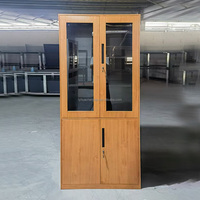 Archivador de Acero Moderno con Diseño con Cerradura y Estantes Ajustables para Uso en Oficina y Exteriores