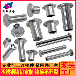 Rivets en acier inoxydable 1.2*6.5 personnalisés, tête ronde non standard pour usage industriel - Product Image 2