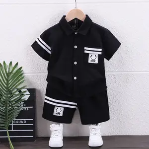 2023 Children's Clothing Wholesale Children's Summer Clothing New Sports Short Sleeve Shirts Casual Pants kids clothes