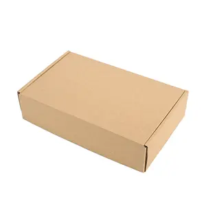Scatole postali di spedizione in cartone ondulato personalizzato a buon prezzo per l'imballaggio di indumenti scatola di imballaggio per scarpe ondulate