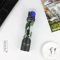 Boîte cadeau créative pour une seule rose, fleur éternelle, durable, écologique, couleur personnalisée, romantique, fête de la Saint-Valentin
