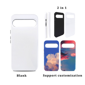 Funda de transferencia de calor de doble capa 2 en 1, fundas de teléfono móvil personalizadas con revestimiento de sublimación resistente 3D <span class=keywords><strong>para</strong></span> Google Pixel 9 9 Pro - Product Image 5
