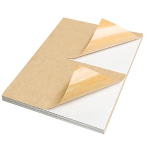 <b>A4</b> Kraft <b>Paper</b> Self-adhesive Printing <b>Paper</b> Rectangular Supermarket & Grocery Exhibition Labels Laser-printed <b>Stickers</b> - Product Image 2