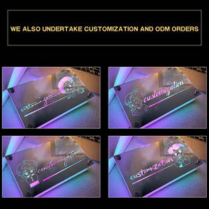 Décoration Murale Promotionnelle Kpop Idol EXO : Enseigne Néon Acrylique Double Couche Imprimée Effet Miroir pour Remise de Diplôme, Diwali, Ramadan, Thanksgiving - Product Image 4