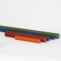 Tiges filetées en PTFE couleur ASTM A193 B7 avec écrous hexagonaux en PTFE de grade 7 ou 2H pour le boulonnage des brides