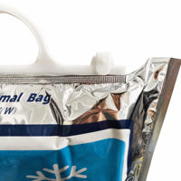 Sac isotherme pour courses, isolation thermique, feuille d'aluminium réfléchissante, portable et pliable, pour les courses, les pique-niques, les fruits