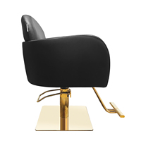 Chaise de salon de coiffure hydraulique avec rotation vers le haut et vers le bas meubles de salon de coiffure en cuir synthétique à vendre