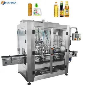 Automatic capacity 1000 bottes/h automatic lotion bottle filling capping labeling machine