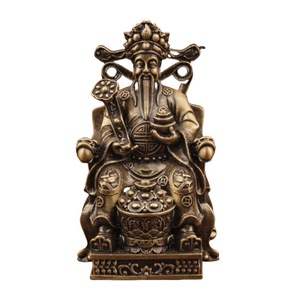 Figurine du dieu de la richesse en laiton, 10.7cm de hauteur, décoration de table, ornement du nouvel an chinois - Product Image 5