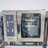 Armoire de cuisson vapeur professionnelle 6 niveaux en acier inoxydable avec écran tactile numérique et four combiné à convection – Équipement de cuisson