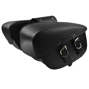 Sacs de selle de <span class=keywords><strong>moto</strong></span>, <span class=keywords><strong>sac</strong></span> à outils latéral, sacoche de selle en cuir PU, pochette noire universelle pour Harley Sportster <span class=keywords><strong>XL</strong></span> 883 pour Honda - Product Image 1