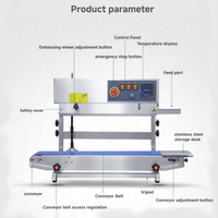 Machine de scellage thermique semi-automatique facile à utiliser, scelleuse de sacs semi-automatique pour les startups