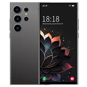 世界で最もスマートなスマートフォンS24超大画面Android4G電話S24ウルトラワイヤレス充電無名スマートフォン