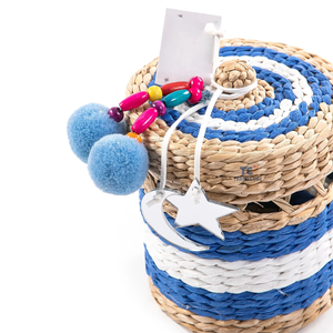 Panier jonc de mer pour Ramadan Eid vacances naturel tissé jonc de mer décoration de boîte-cadeau 2024 panier Ramadan - Product Image 2