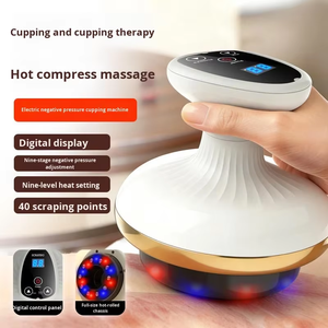 Masseur corporel <span class=keywords><strong>électrique</strong></span> à domicile pour Gua Sha, massage par ventouses et aspiration, avec fonction chauffante pour la réduction des graisses - Product Image 3