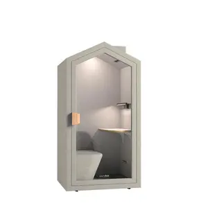 Riduzione del rumore Silence Booth Cabinet con cabina da tavolo per ufficio Indoor Sing Space Office Sound Proof Booth