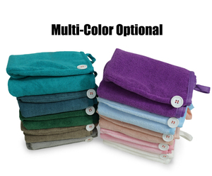 ヘアタオルターバンマイクロファイバー乾燥キャップヘッドタオルキャップカスタムロゴ卸売中国工場直送髪用 - Product Image 2