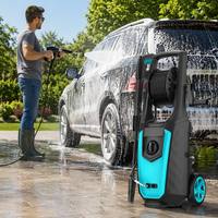 Nettoyeur haute pression électrique robuste 1800W 15Mpa 7.0L/Min C505-1800C Nouveau modèle avec enrouleur de tuyau Nettoyeur de voiture portable