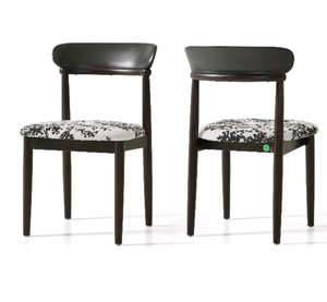 Sedia da Pranzo Moderna X5162 <span class=keywords><strong>in</strong></span> <span class=keywords><strong>Legno</strong></span> Massello, Design Floreale Bianco, Impermeabile ed Ecologica, Arredamento per Sala da Pranzo - Product Image 3