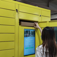 Armoire express communautaire sûre et pratique Casier de livraison de courrier Casier Station de ramassage de colis intelligente