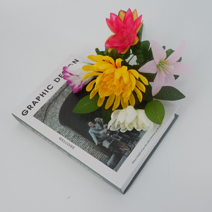 ประดิษฐ์พลาสติกตกแต่ง Lotus,Wild Chrysanthemum และ Lily Bouquet สำหรับ Arch <span class=keywords><strong>พระ</strong></span>พุทธรูป - Product Image 6