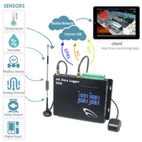 Registrador de Datos GPS 4G con Sensor RTH y Antena para Monitoreo Remoto con Rastreador GPS