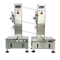 Fábrica 5L 15L 25L 20L 30L Tambor de pintura de aceite de acero inoxidable semiautomatizado y dispositivo de tapado de máquina de llenado de pesaje de latas