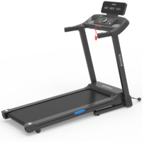 Tapis roulant pliable moderne pour la maison, machine de course électrique silencieuse, support pour tablette, équipement de fitness intérieur peu encombrant