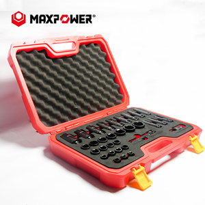 Maxpower 32 mảnh <span class=keywords><strong>Metric</strong></span> SAE <span class=keywords><strong>6</strong></span> điểm tác động cờ lê ổ cắm thiết lập với thanh mở rộng - Product Image 3