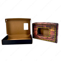 Caja de Envío Corrugada Ecológica Personalizada con Forma de Avión, Grabado en Relieve, Impresión Interior a Todo Color, Separador de Papel, Caja de Regalo con Cierre Automático