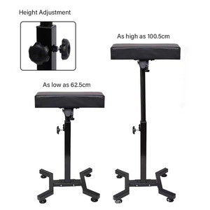 <b>Black</b> Adjustable Tattoo Arm Rest Stand <b>Bracket</b> Hand Support Equipment for Tattoo Machine Studio Chair Use - Product Image 4