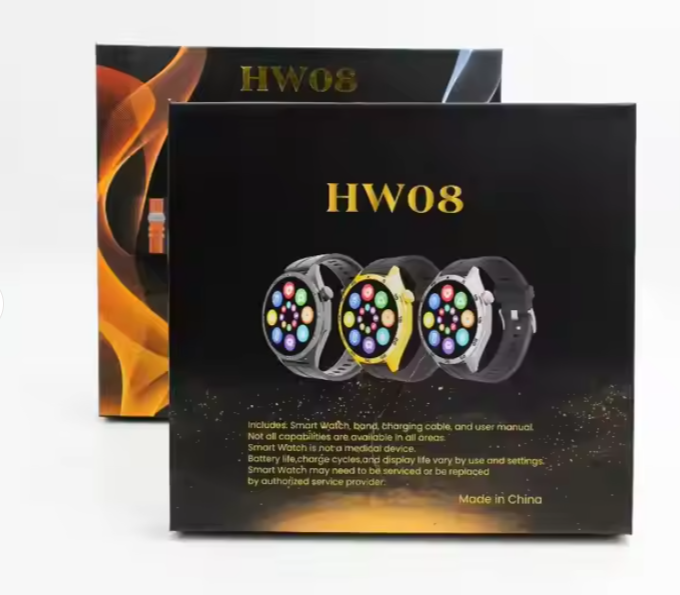 HW08 Smart Watch Multi-Language, Waterproof Fitness Tracker