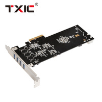 Quad-port USB3.0 GigE PCI Express Adaptateur Vision Frame Grabber Cartes de capture vidéo pour imprimante CCTV