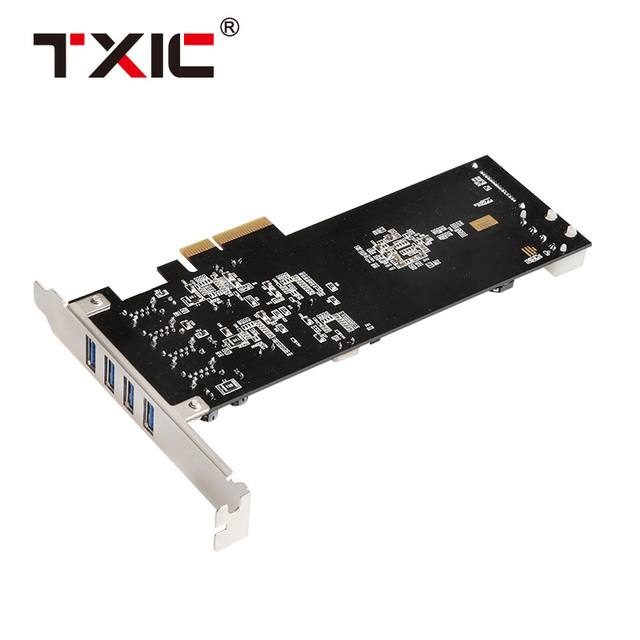 Quad-port USB3.0 GigE PCI Express Adapter Vision Frame Grabber Video Capture Cards for CCTV Printer