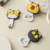 Flaschenöffner in Cartoon-Form - Kühlschrankmagnet Snack-Verschlussklammer - Tragbarer Magnetischer Flaschenöffner für den Haushalt