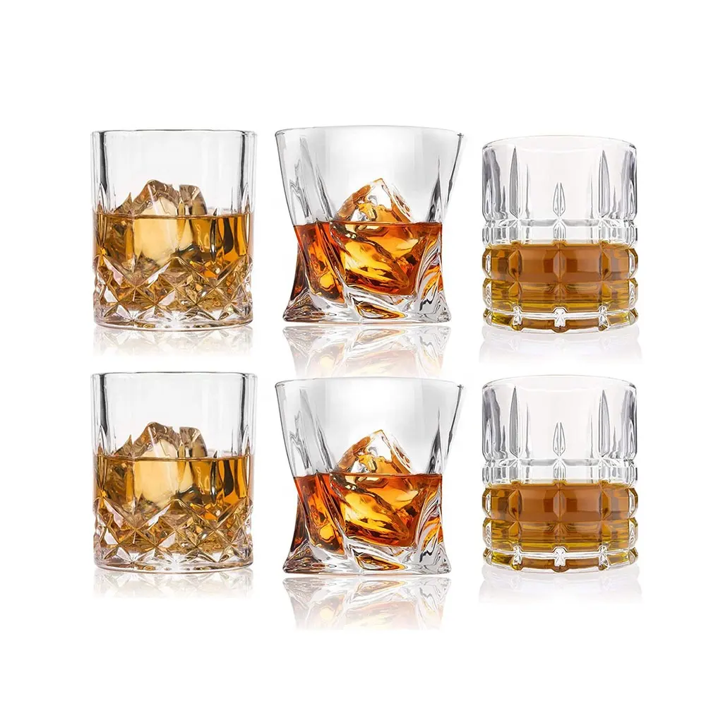 Hot Sale Stocked Diamend Custom Wine Glasses Lead Fee Crystal Whiskey Glasses Whiskey Tumbler Wineglass Whiskey Glass