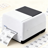 Imprimante d'étiquettes à transfert thermique SVOTON 110 mm, imprimante de codes-barres de bureau USB, machine à étiquettes d'expédition, compatible multiplateformes