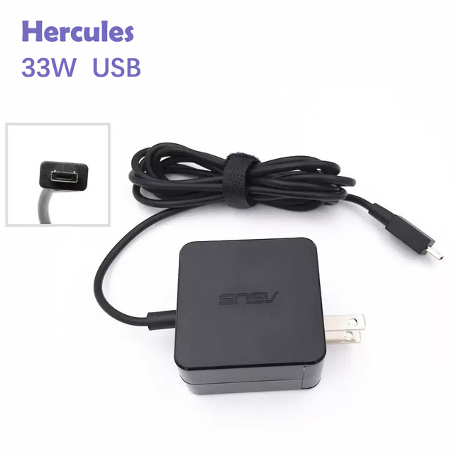 Laptop Charger/Power Supply Adapter 19V 1.75A 33W USB for ASUS EeeBook E202SA VivoBook L200HA