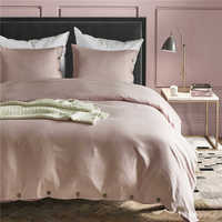 Parure de lit en chanvre antibactérienne absorbant la transpiration, idéale pour dormir nu, régulatrice de température, avec housse de couette et taie d'oreiller pour la maison
