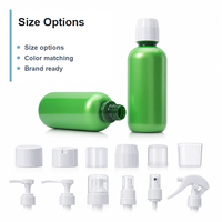 Bouteille en plastique scellée cylindrique de 500 ml, qualité alimentaire PET, pour bain de bouche, soin buccal, liquide nettoyant