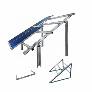 OEM Custom Outdoor Edelstahl Aluminium PV Racking Dach Solarmodule System Montage Struktur Schienen halterung