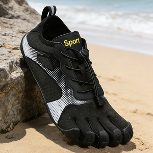 Chaussures de sport personnalisées en usine, OEM, <span class=keywords><strong>pieds</strong></span> <span class=keywords><strong>nus</strong></span>, orteils séparés, antidérapantes, escalade, légères, cinq doigts, semelle en caoutchouc, logo personnalisé - Product Image 4
